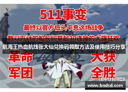 航海王热血航线张大仙兑换码领取方法及使用技巧分享